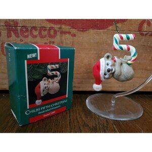 Vtg HALLMARK 1989 Child's Fifth Christmas Koala Ornament QX543-5